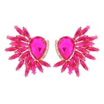 Chic Starburst Crystal Fashion Earrings